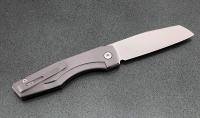 Нож складной Тор сталь х12мф накладки карбон + AUS8 (подшипники, клипса)  - Нож складной Тор сталь х12мф накладки карбон + AUS8 (подшипники, клипса) 