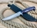 Нож Байкал сталь ВН, рукоять карельская береза стабилизированная фиолетовая