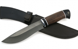 Нож Сибиряк сталь Х12МФ, рукоять венге-черный граб Нож Сибиряк сталь Х12МФ, рукоять венге-черный граб