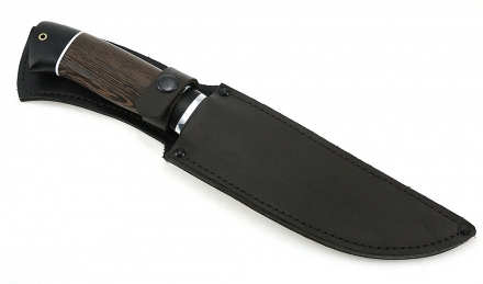 Нож Сибиряк сталь Х12МФ, рукоять венге-черный граб Нож Сибиряк сталь Х12МФ, рукоять венге-черный граб