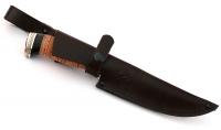 Нож Рыболов-3 сталь ELMAX, рукоять береста-черный граб,мельхиор - IMG_4956.jpg