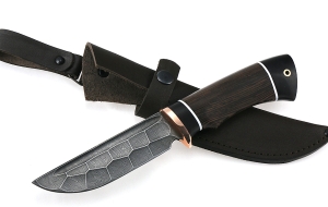 Нож Универсал сталь дамаск полный камень рукоять венге-черный граб Нож Универсал сталь дамаск полный камень рукоять венге-черный граб