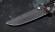 Нож Стрелок, складной, сталь Х12МФ, рукоять накладки акрил коричневый