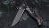 Нож Стрелок, складной, сталь Х12МФ, рукоять накладки акрил коричневый