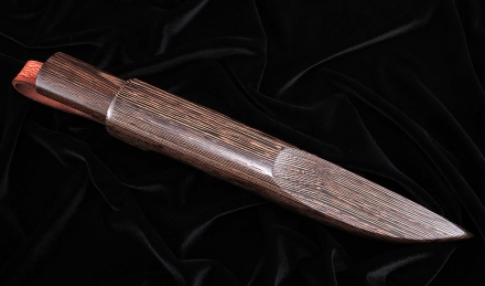 Нож Народа севера 3 сталь Х12МФ рукоять и ножны дерево венге