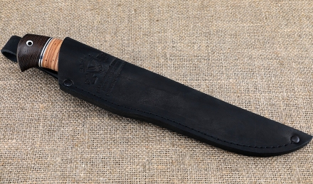 Нож Байкал сталь кованая х12мф рукоять береста