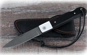 Складной нож Стриж, сталь Х12МФ, рукоять накладки черный граб