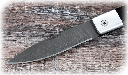 Складной нож Стриж, сталь Х12МФ, рукоять накладки черный граб Складной нож Стриж, сталь Х12МФ, рукоять накладки черный граб