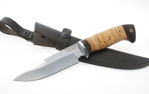 Нож Походный сталь 95х18, рукоять береста Нож Походный сталь 95х18, рукоять береста