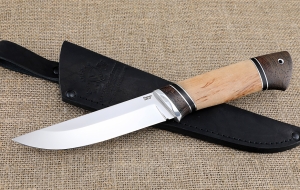 Нож Гриф сталь 95х18, рукоять карельская береза венге