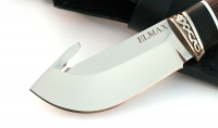 Нож Еж сталь ELMAX, рукоять венге-черный граб,мельхиор - IMG_5002.jpg
