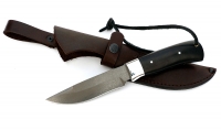 Нож Зяблик цельнометаллический, сталь Х12МФ, рукоять черный граб - _MG_4074.jpg
