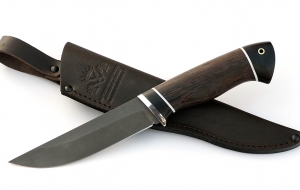 Нож Гриф сталь Х12МФ, рукоять венге-черный граб