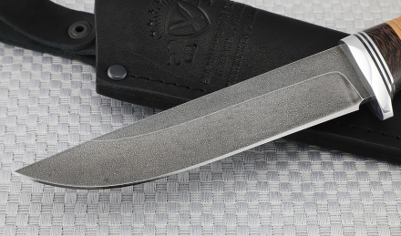 Нож Охотник сталь ХВ-5, рукоять береста Нож Охотник сталь ХВ-5, рукоять береста