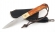 Складной нож Стриж, сталь Elmax, рукоять накладки карельская береза стабилизированная янтарь