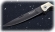 Нож Мексиканец, складной, сталь булат, рукоять накладки карельская береза стабилизированная синяя