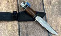 Нож Лидер N698, рукоять венге черный граб (распродажа) - Нож Лидер N698, рукоять венге черный граб (распродажа)