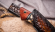 Нож "Лютик" сталь S390, рукоять карельская береза коричневая,кость мамонта и бубинга