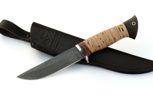 Нож Снегирь сталь Х12МФ, рукоять береста Нож Снегирь сталь Х12МФ, рукоять береста