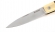 Нож Стриж, складной, сталь Elmax, рукоять накладки карельская береза стабилизированная коричневая