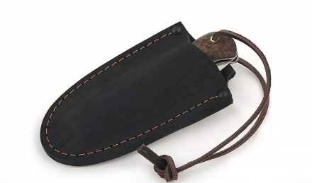 Складной нож Стриж, сталь Elmax, рукоять накладки карельская береза стабилизированная коричневая Складной нож Стриж, сталь Elmax, рукоять накладки карельская береза стабилизированная коричневая