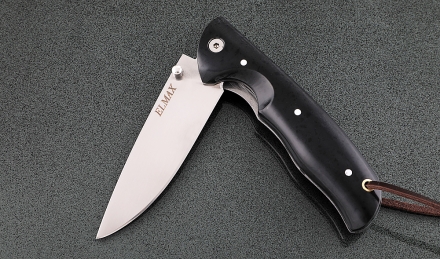 Нож складной Акула, сталь Elmax, рукоять накладки акрил черный Нож складной Акула, сталь Elmax, рукоять накладки акрил черный