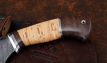 Тяпка №8 сталь Х12МФ, рукоять береста Тяпка №8 сталь Х12МФ, рукоять береста