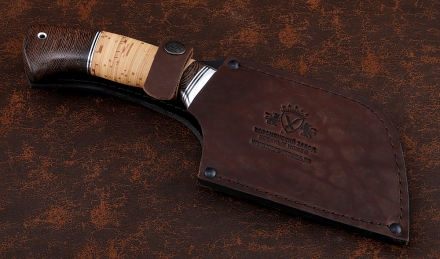 Тяпка №8 сталь Х12МФ, рукоять береста Тяпка №8 сталь Х12МФ, рукоять береста