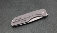 Нож складной Кайман сталь Elmax накладки карбон + AUS8 (подшипники, клипса) - Нож складной Кайман сталь Elmax накладки карбон + AUS8 (подшипники, клипса)