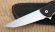 Нож складной Back сталь Х12МФ накладки G10 черная + AUS8 (подшипники, клипса)