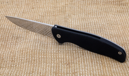 Нож складной Back сталь Х12МФ накладки G10 черная + AUS8 (подшипники, клипса) Нож складной Back сталь Х12МФ накладки G10 черная + AUS8 (подшипники, клипса)