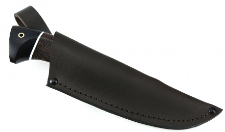 Нож Карась сталь дамаск полный камень рукоять венге черный граб Нож Карась сталь дамаск полный камень рукоять венге черный граб