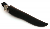 Нож Косуля сталь ELMAX, рукоять береста-черный граб,мельхиор - IMG_5756.jpg