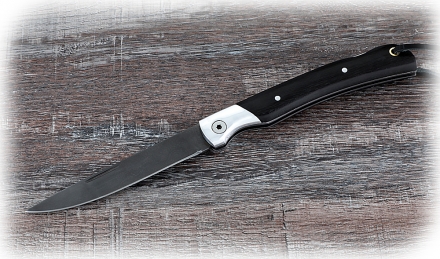 Складной нож Мексиканец, сталь Х12МФ, рукоять накладки венге Складной нож Мексиканец, сталь Х12МФ, рукоять накладки венге