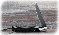 Нож Мексиканец, складной, сталь Х12МФ, рукоять накладки венге - Нож Мексиканец, складной, сталь Х12МФ, рукоять накладки венге