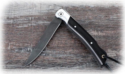 Складной нож Мексиканец, сталь Х12МФ, рукоять накладки венге Складной нож Мексиканец, сталь Х12МФ, рукоять накладки венге