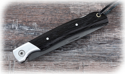 Складной нож Мексиканец, сталь Х12МФ, рукоять накладки венге Складной нож Мексиканец, сталь Х12МФ, рукоять накладки венге