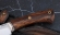 Нож из стали S390 «Лесник», рукоять мокумэ-ганэ и железное дерево