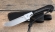Нож Складной на подшипнике Пчак сталь Х12МФ, накладки черный граб