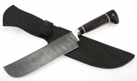 Нож Узбекский большой сталь дамаск, рукоять венге черный граб - Нож Узбекский большой сталь дамаск, рукоять венге черный граб