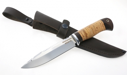 Нож Рыболов-3 сталь 95х18, рукоять береста