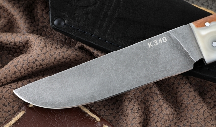 Нож Крот-2 сталь К340 цельнометаллический, рукоять карельская береза акрил Нож Крот-2 сталь К340 цельнометаллический, рукоять карельская береза акрил