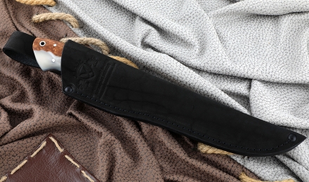 Нож Крот-2 сталь К340 цельнометаллический, рукоять карельская береза акрил Нож Крот-2 сталь К340 цельнометаллический, рукоять карельская береза акрил