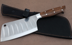 Тяпка №9 цельнометаллическая сталь 95Х18 долы, рукоять венге