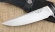 Нож Аллигатор - 2 сталь sandvik 12C27 рукоять черный граб гибрид карельская береза акрил 