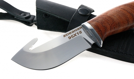 Нож Еж сталь 95х18, рукоять бубинга