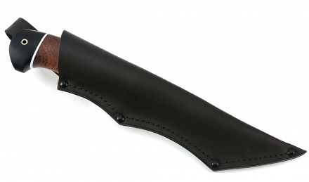 Нож Каратель сталь Х12МФ, рукоять бубинга-черный граб Нож Каратель сталь Х12МФ, рукоять бубинга-черный граб