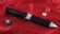 Нож Разведчика НР-40, сталь ELMAX, рукоять и ножны черный граб, мельхиор