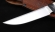 Нож Ирбис-2 М390 рукоять карбон бивень моржа карельская береза зеленая