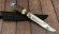 Нож Витязь Х12МФ рукоять рог лося карельская береза (распродажа)